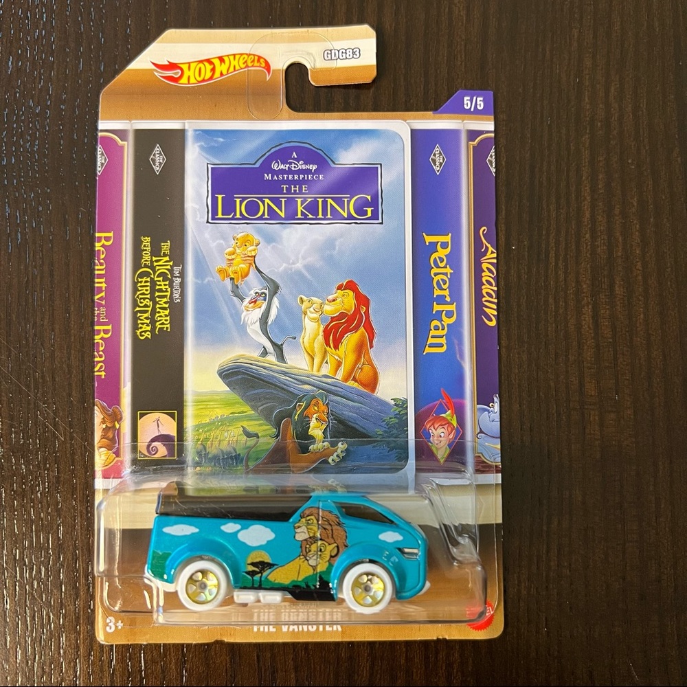 Hot Wheels Walt Disney Classic The Lion King Blue The Vanster  5/5